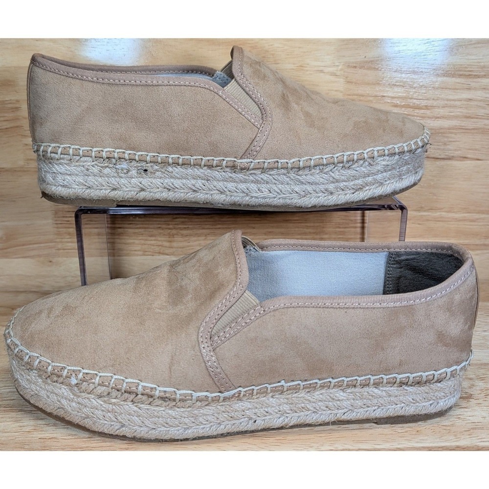 Circus by Sam Edelman Espadrilles Women's 9.5 Tan Slip-On Platform Shoes